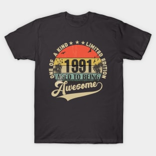 Vintage Year 1991 T-Shirt